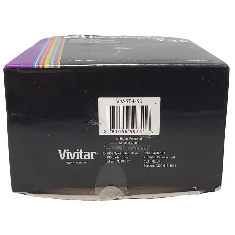 Vivitar Conversion Lens Adapter For Sony H50 Cameras